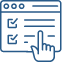 Exercícios interativos de curso de inglês